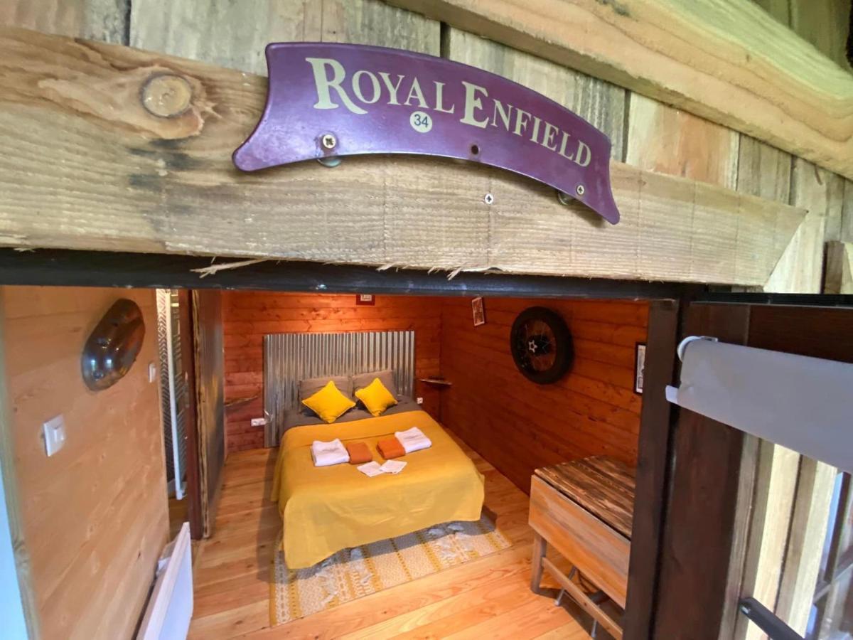 "Le Maloya" Chalets Independants -Chambre Balneo - Relais Motards Lacaune Exterior foto